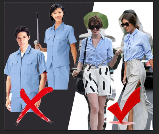 時(shí)尚工作服