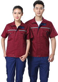 立領(lǐng)棗紅色工作服TMX663-05 立領(lǐng)棗紅色工作服TMX663-05